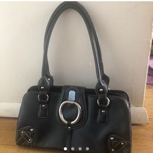 Super cute and trendy Rossetti y2k black hangbag.